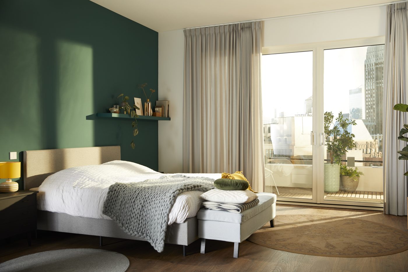 Window treatment example