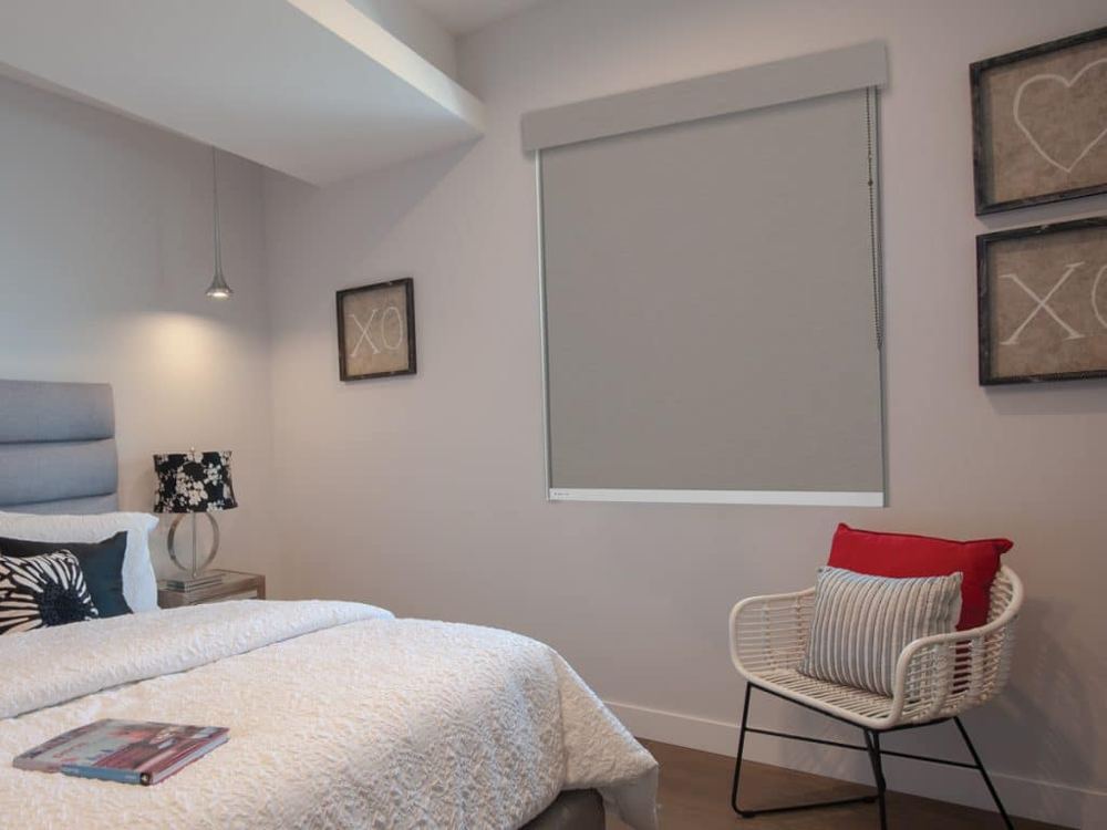 room-darkening Roller Shades