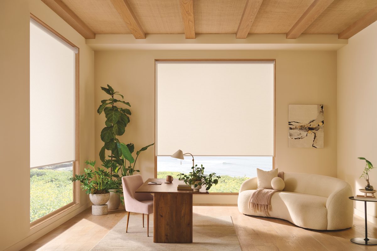 Window treatment example